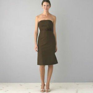J. Crew Emma Silk Faille Dress Size 8